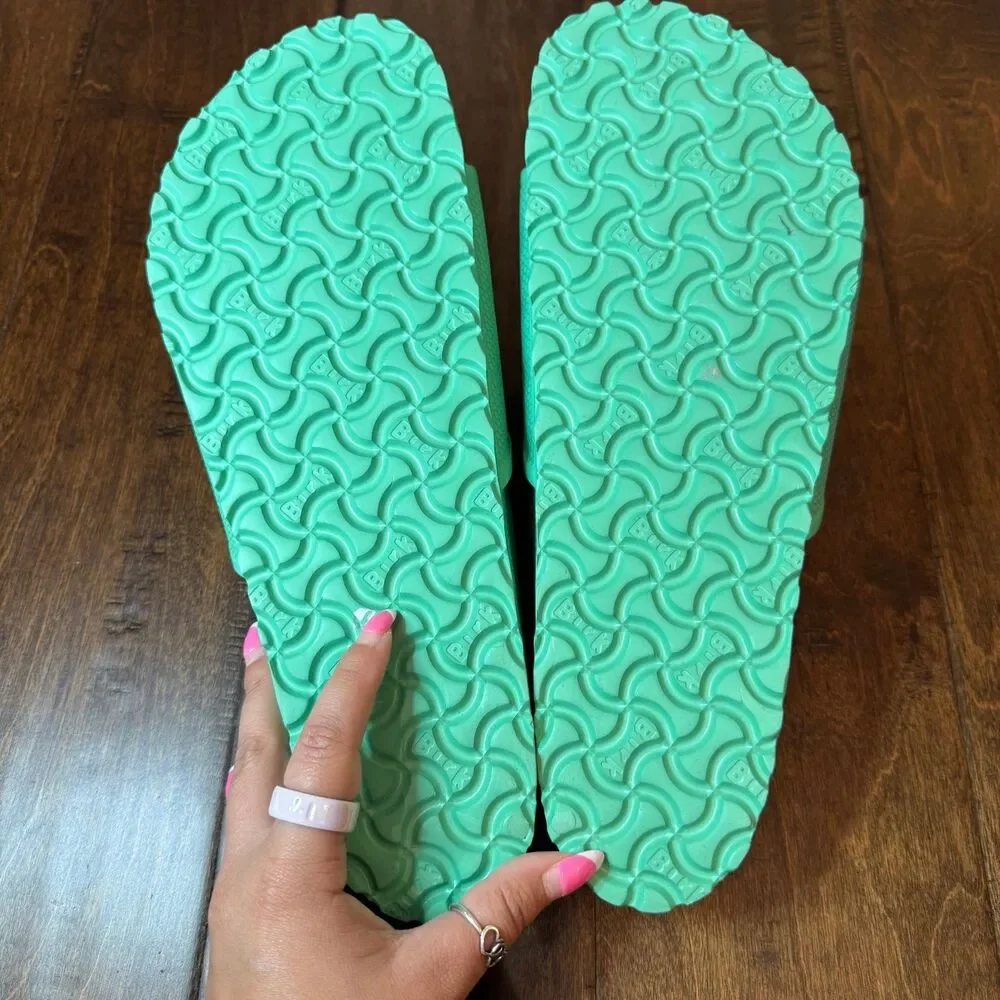 Birkenstock Barbados EVA Sandals Slides Bold Jade Unisex size 12 NWOT